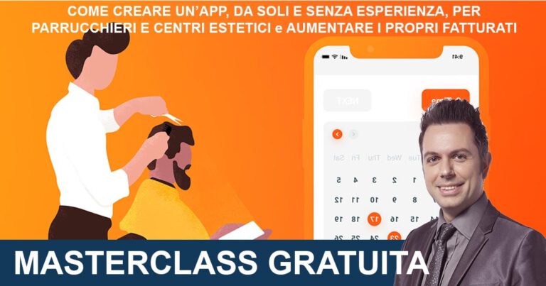 Scopri di più sull'articolo Masterclass: Guadagnare con le App per Beauty Center e Parrucchieri – Prenotazioni